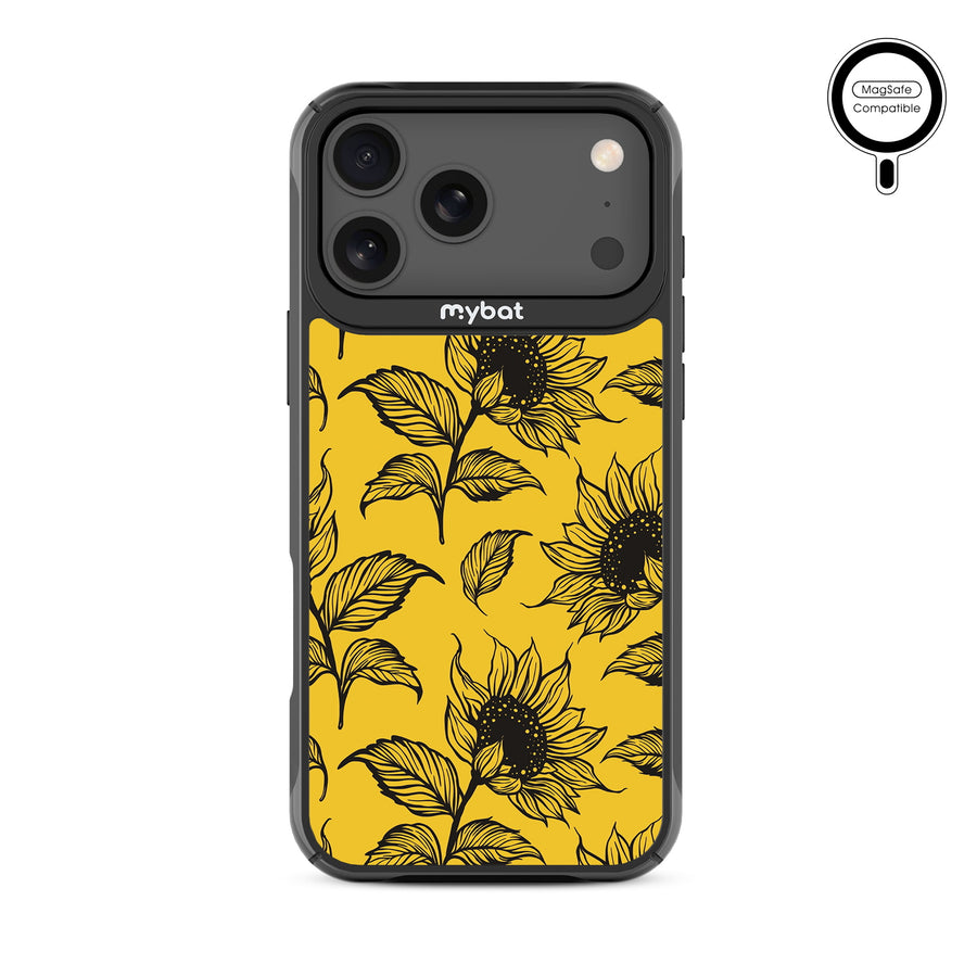 MyBat Design Lab Series MagSafe Case for Apple iPhone 17 Pro Max - Golden Sunflowers - MIP17PMCSLESMSMP444-3.jpg