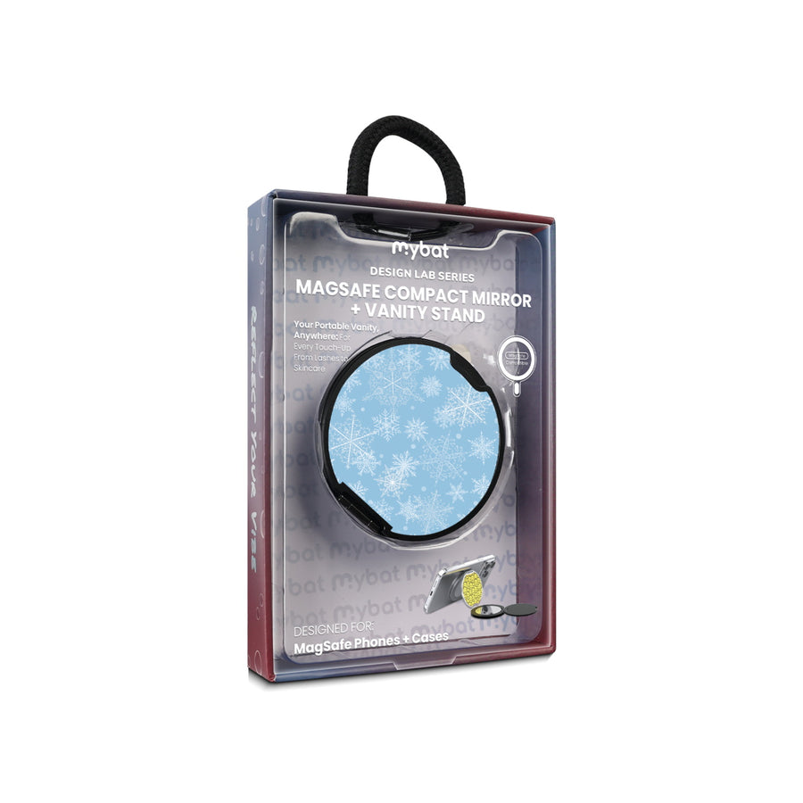 MyBat Design Lab MagSafe Selfie Mirror Kickstand - Black - Blue Snowflakes - MOTHMNUSU331-283-11.jpg