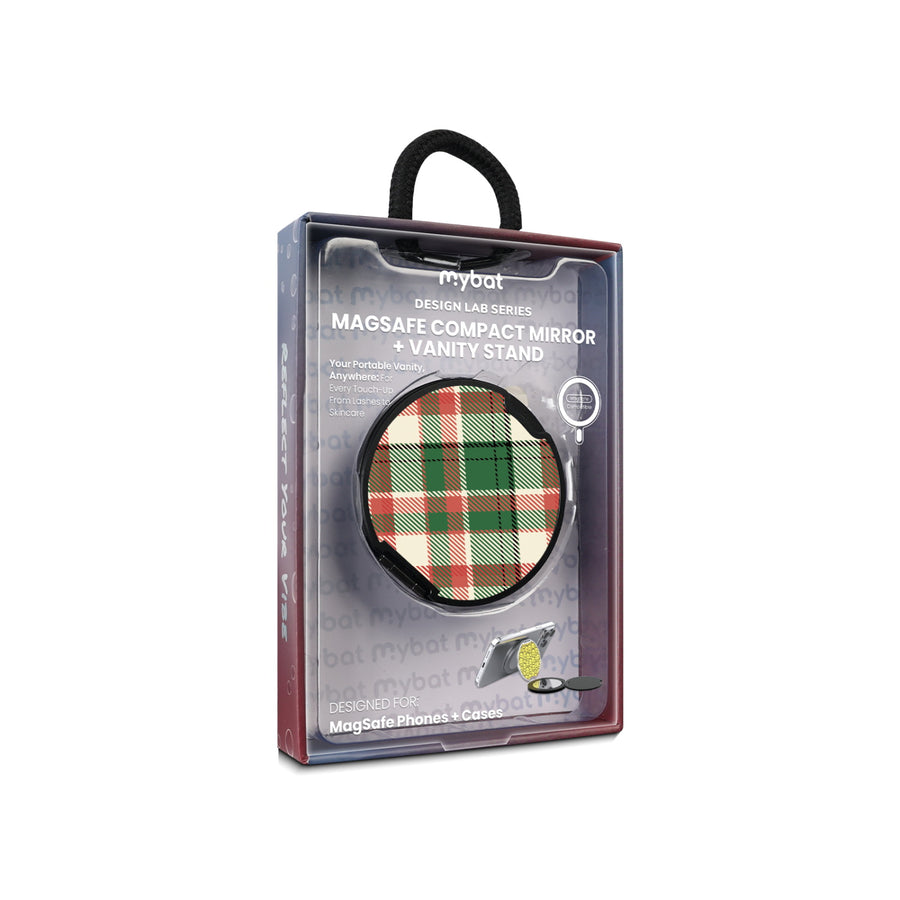 MyBat Design Lab MagSafe Selfie Mirror Kickstand - Black - Rustic Plaid - MOTHMNUSU331-293-11.jpg