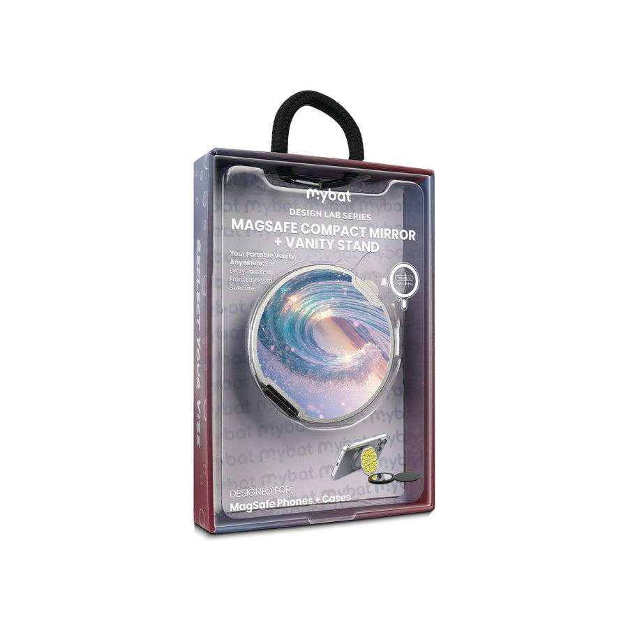 MyBat Design Lab MagSafe Selfie Mirror Kickstand - Silver - Dreamy Waves - MOTHMNUSU332-379-11.jpg
