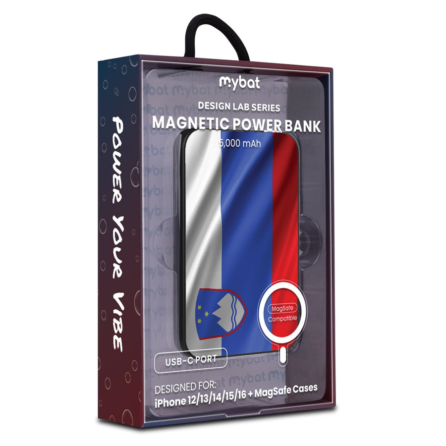 MyBat Design Lab 5000mAh Magnetic Wireless Power Bank - Black - Slovenia Flag - MPBBAT131-BK-158-9.jpg