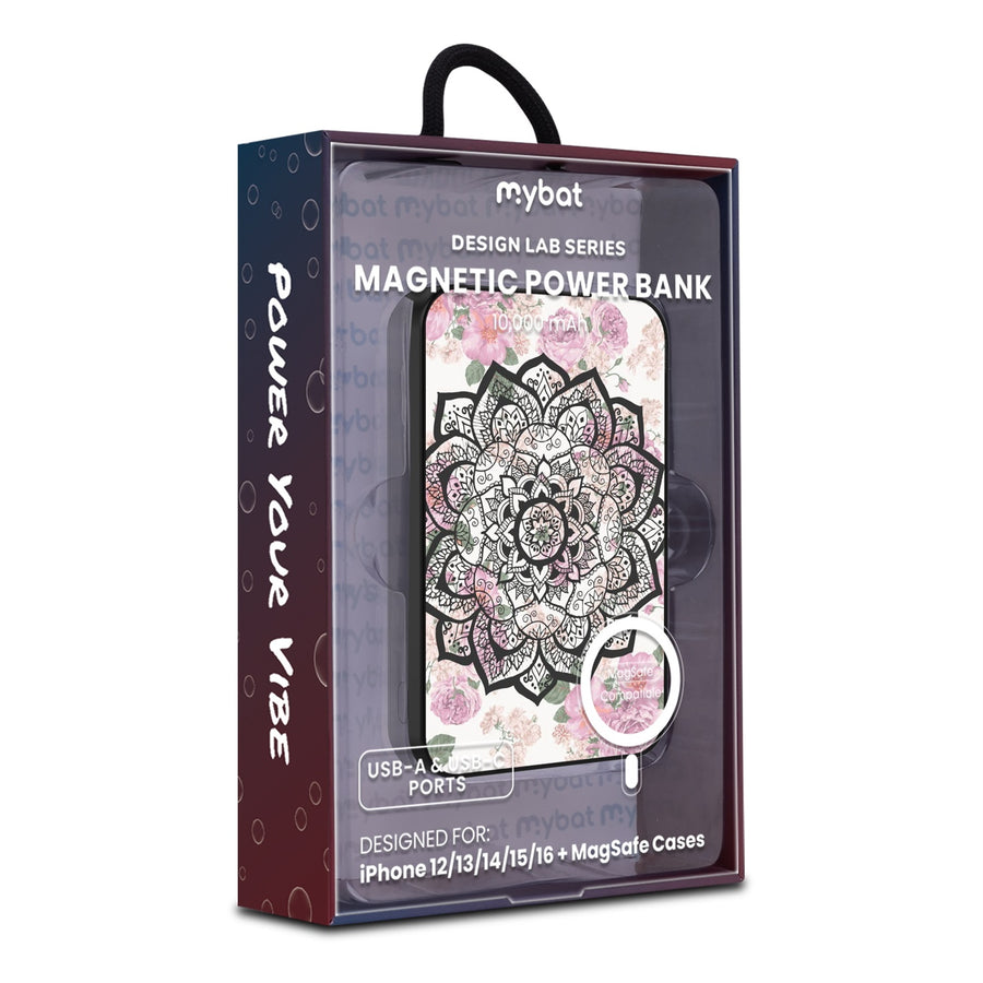 MyBat Design Lab 10000mAh Magnetic Wireless Power Bank - Black - Mandala - MPBBAT141-BK-113-9.jpg
