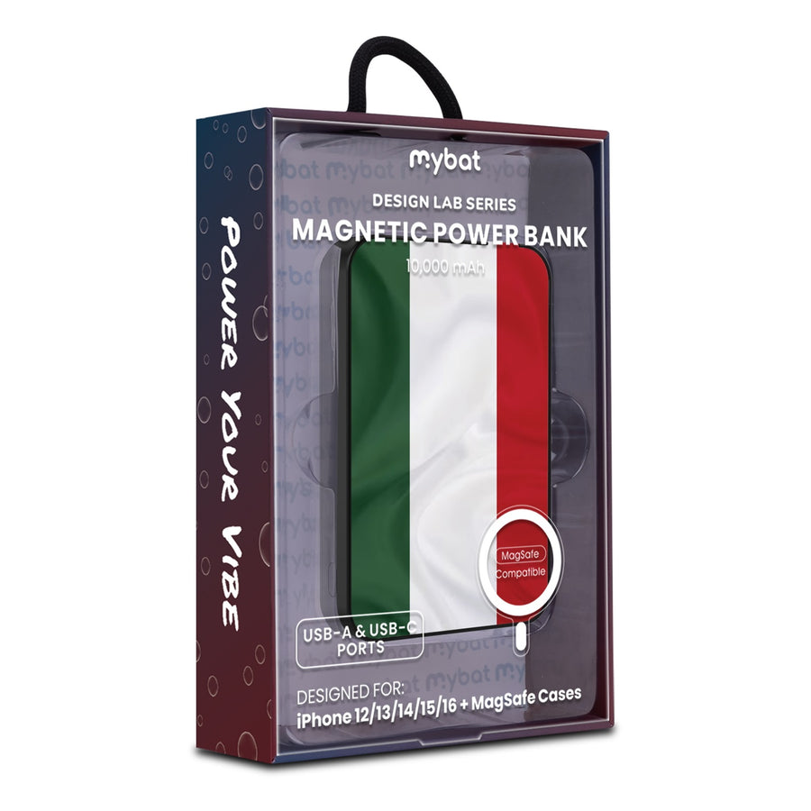 MyBat Design Lab 10000mAh Magnetic Wireless Power Bank - Black - Hungary Flag - MPBBAT141-BK-149-9.jpg