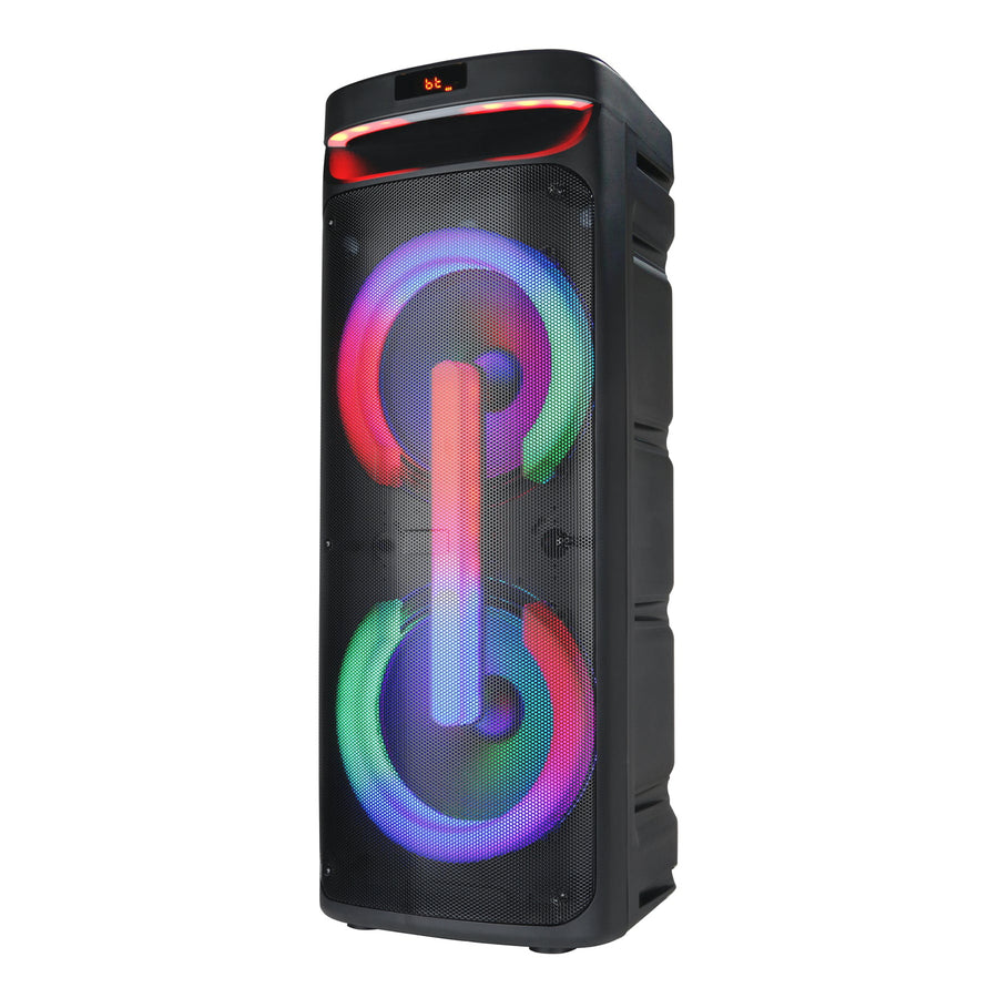 MaxPower Party Box 10" Bluetooth Speaker with LED Lights - Black