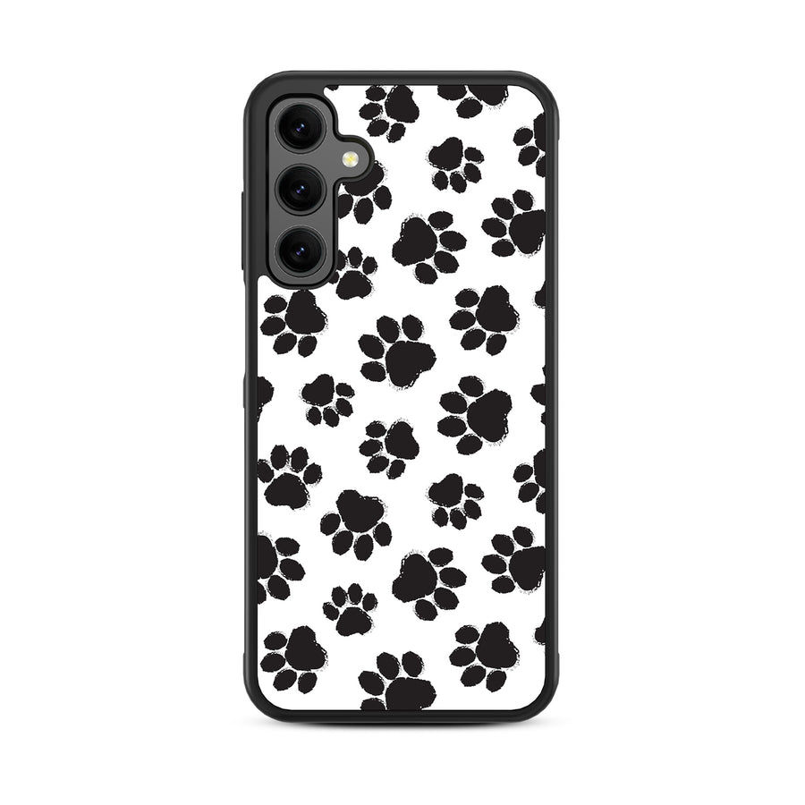 MyBat Design Lab Series Case for Samsung Galaxy A25 5G - Black Paw Prints - MSA255GCSLESM002-3.jpg