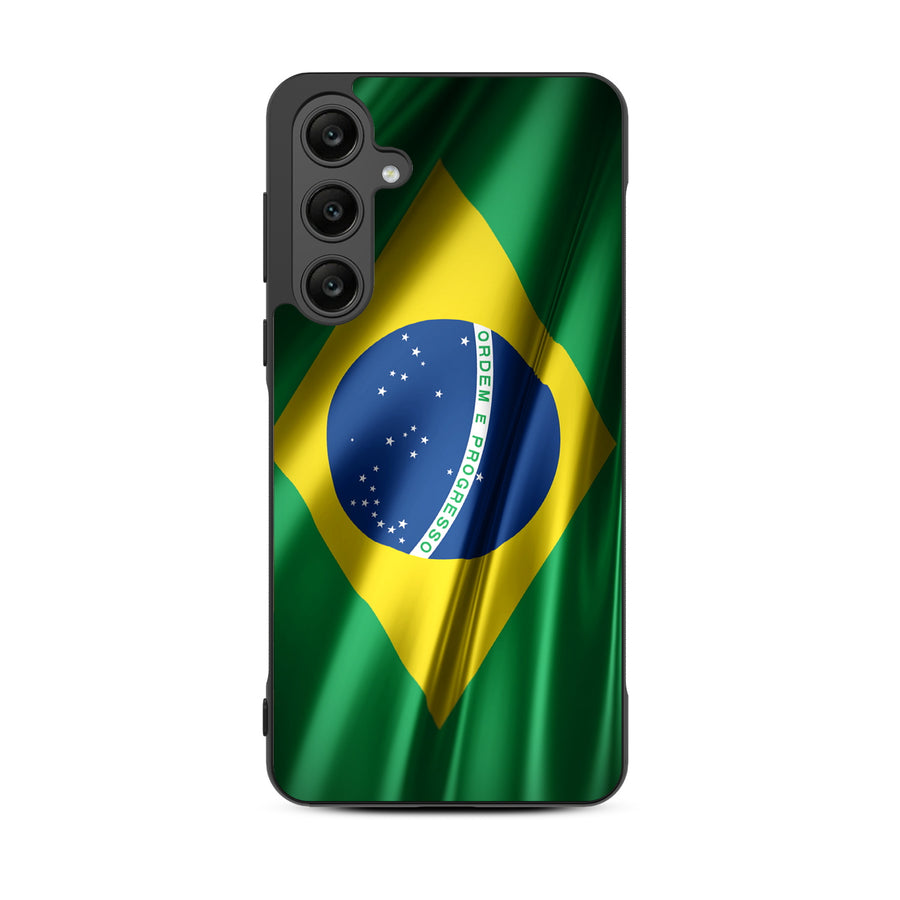 MyBat Design Lab Series Case for Samsung Galaxy A35 5G - Brazilian Flag - MSA355GCSLESM038-3.jpg