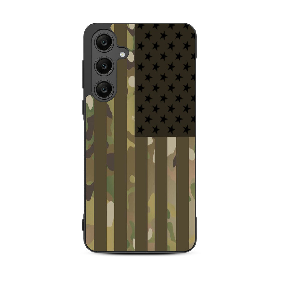 MyBat Design Lab Series Case for Samsung Galaxy A35 5G - Military Camouflage American Flag - MSA355GCSLESM054-3.jpg