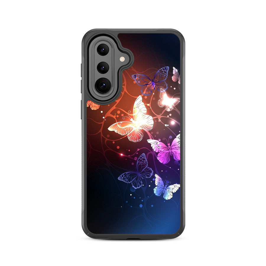 MyBat Design Lab Series Case for Samsung Galaxy A37 5G / A36 5G - Neon Butterflies - MSA375GCSLESMP022-3.jpg