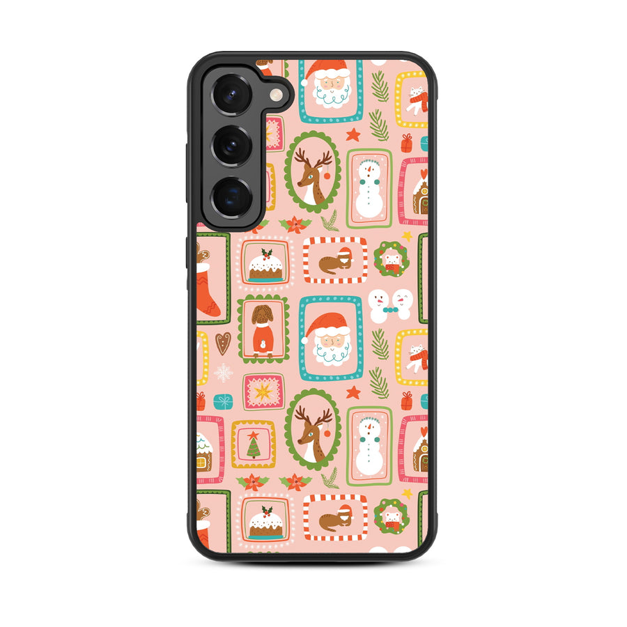MyBat Design Lab Series Case for Samsung Galaxy S24 - Holiday Stamps - MSS24CSLESM297-3.jpg