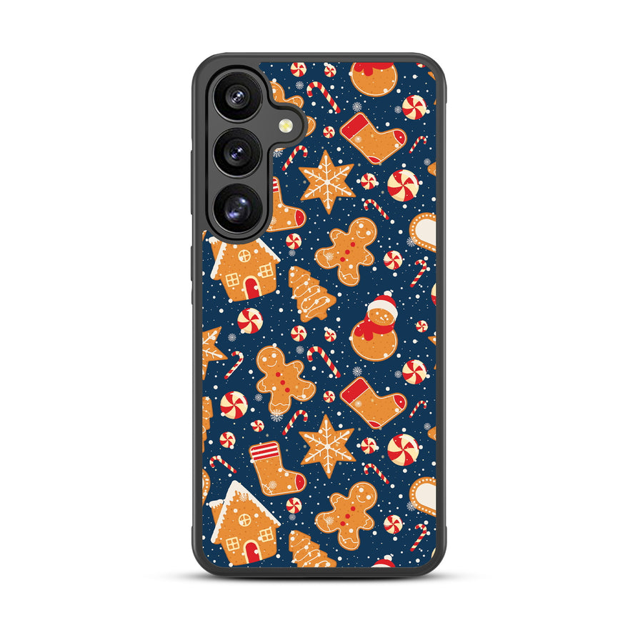 MyBat Design Lab Series Case for Samsung Galaxy S25 - Gingerbread Cookies - MSS25CSLESM273-3.jpg