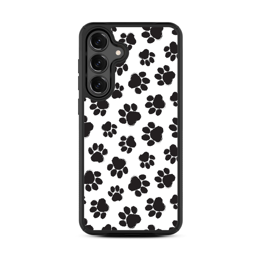 MyBat Design Lab Series Case for Samsung Galaxy S25 Fan Edition - Black Paw Prints - MSS25FECSLESMP002-3.jpg