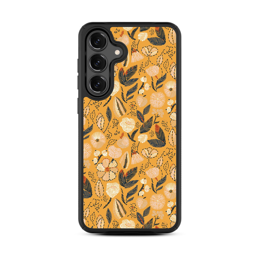 MyBat Design Lab Series Case for Samsung Galaxy S25 Fan Edition - Floral Stitch - MSS25FECSLESMP439-3.jpg