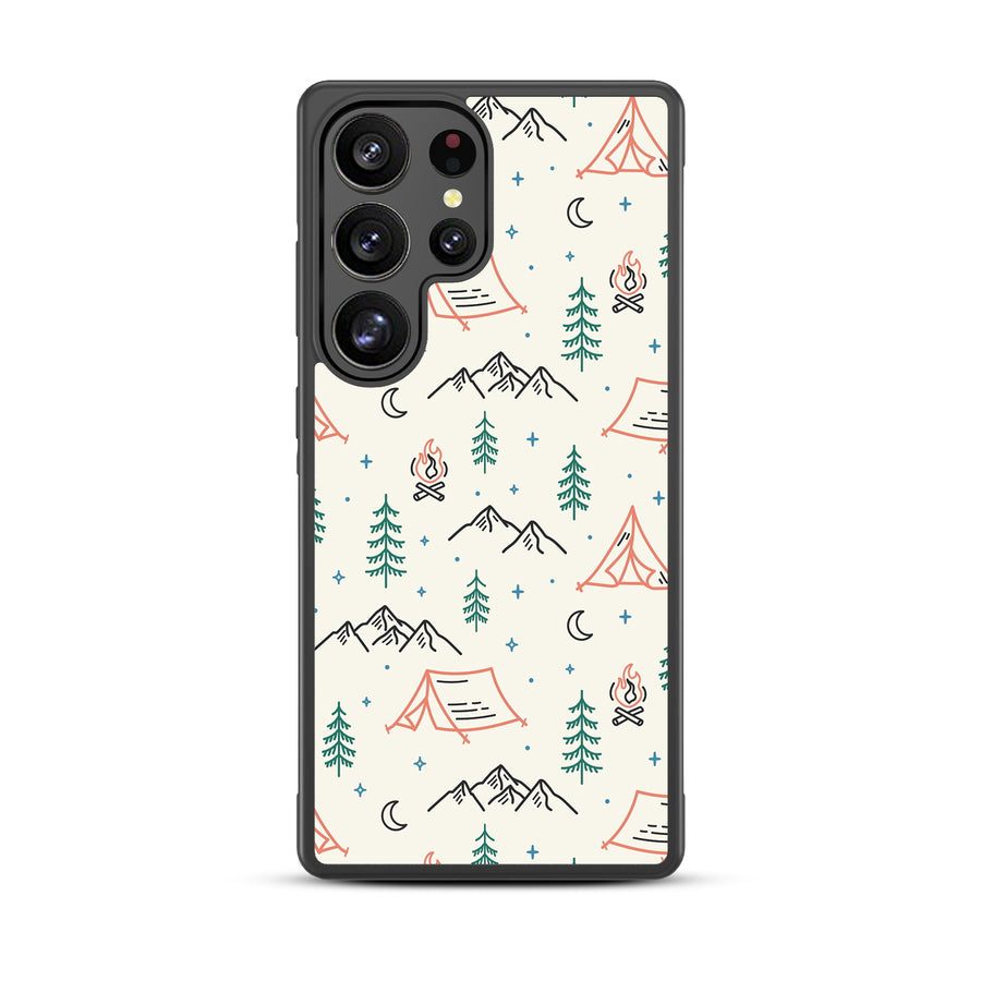 MyBat Design Lab Series Case for Samsung Galaxy S25 Ultra - Fireside Camp - MSS25UCSLESM328-3.jpg