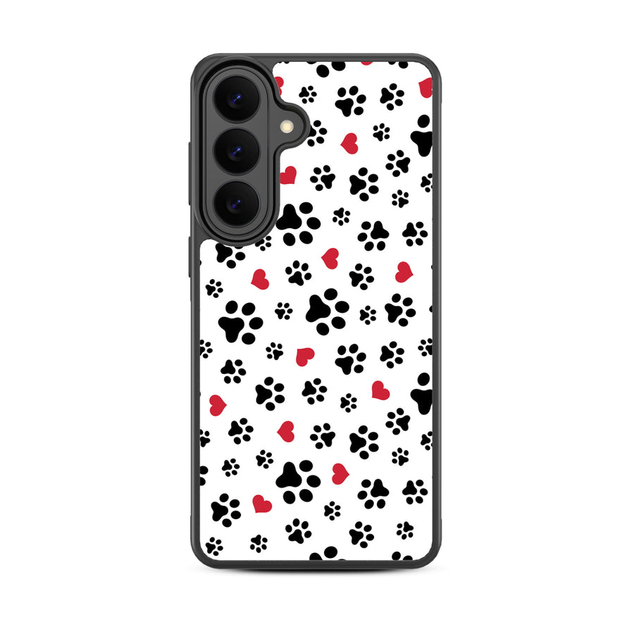 MyBat Design Lab Series Case for Samsung Galaxy S26 - Paw Prints and Hearts - MSS26CSLESM001-3.jpg
