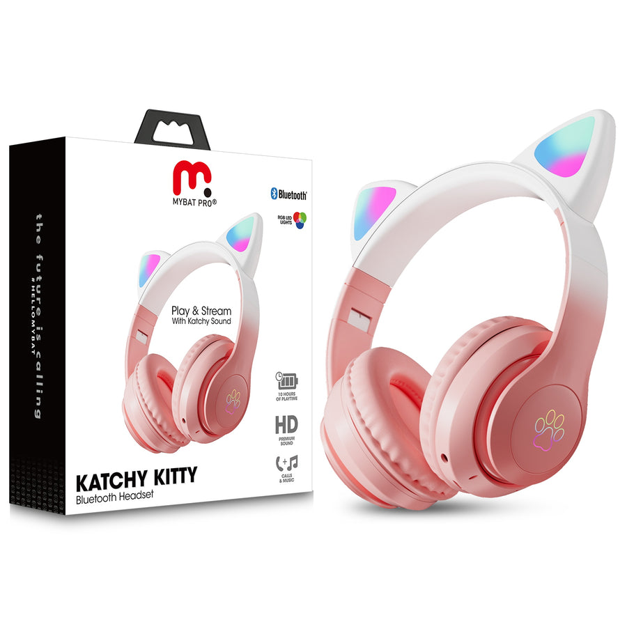 MyBat Pro Katchy Kitty Children’s Wireless Headset - Pink