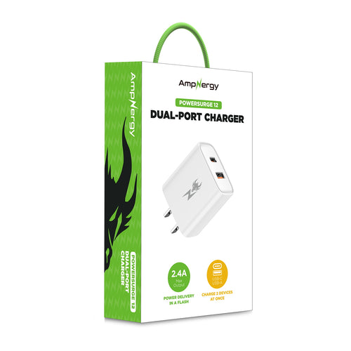AmpNergy PowerSurge 12W Dual-Port Wall Charger (USB-C + USB-A) - White - ACGTRAC30PW-9.jpg