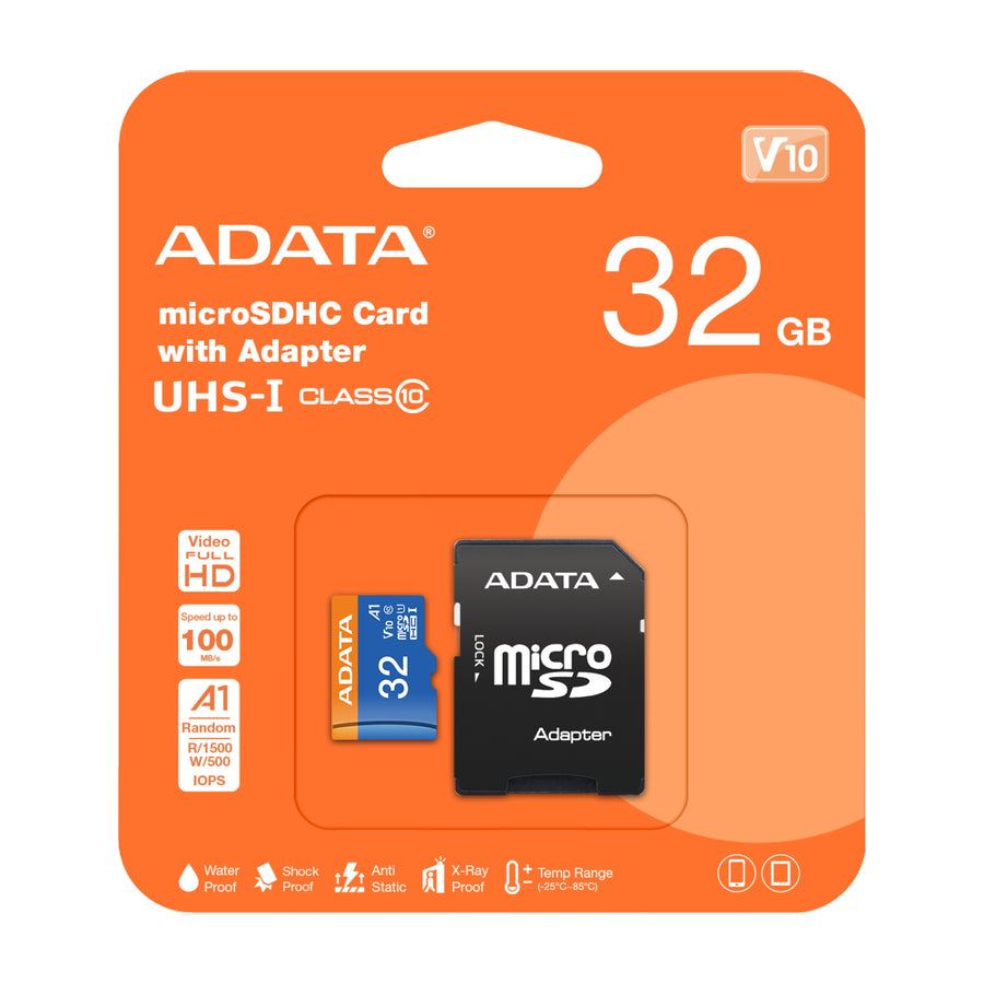 ADATA Micro SD Card (Class 10) 32G - Black - AUSDH32GUICL10A1-RA1-3.jpg