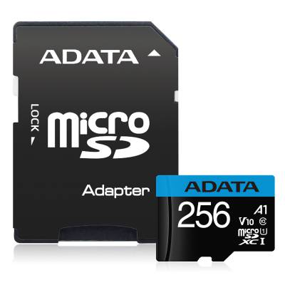 ADATA 256GB Micro SDXC / SDHC Class A1 Memory Card - AUSDX256GUICL10A1-RA1-1.jpg
