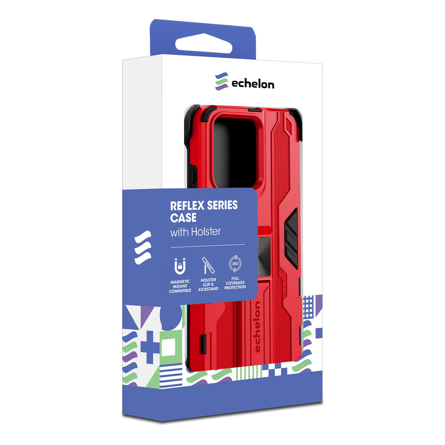 echelon Reflex Series Case with Holster for Motorola Moto G 5G (2025) - Red - EMG5G25CSRSKS302-8.jpg