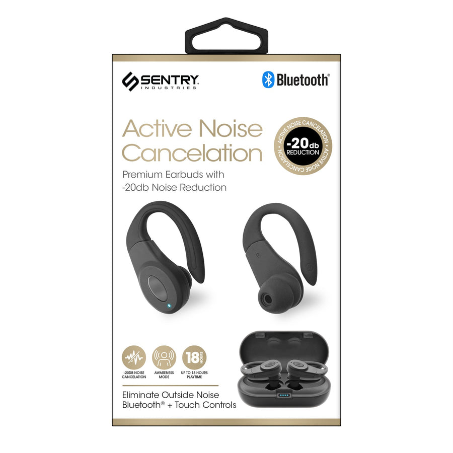 Sentry Active Noise Cancelling Bluetooth True Wireless Sport Hooks - Black - HPX-BTA900-2.jpg