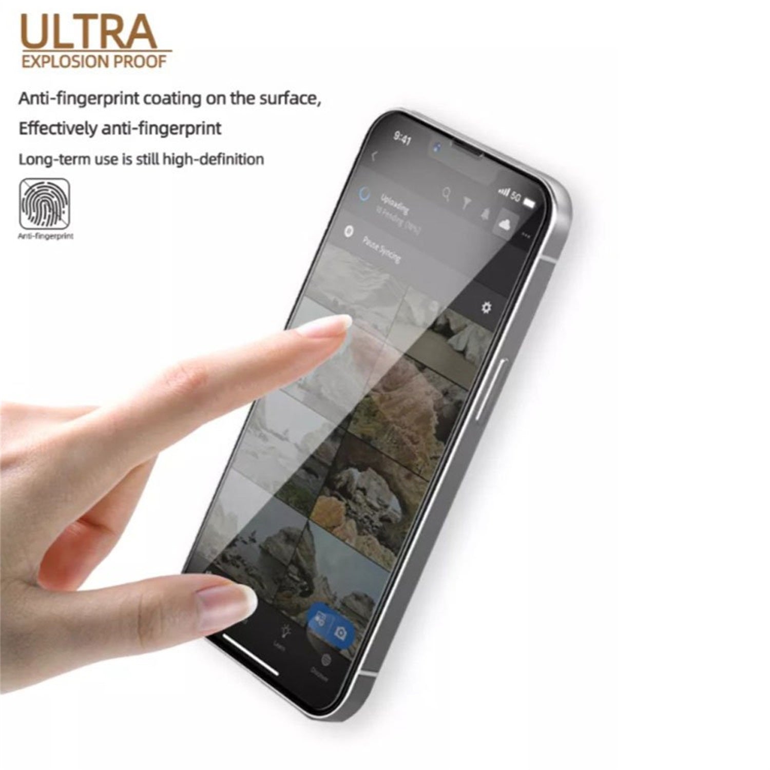 Transparent Tempered Glass Screen Protector for Apple iPhone 17e / 16e / 14 / 13 - Clear - IP14-61-GLASS-10PC-CLEAR-8.jpg