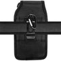LUXMO Large Vertical Universal Leather Pouch w/ Front Buckle - Black - LPLGGF-EUV5-BK-7.jpg