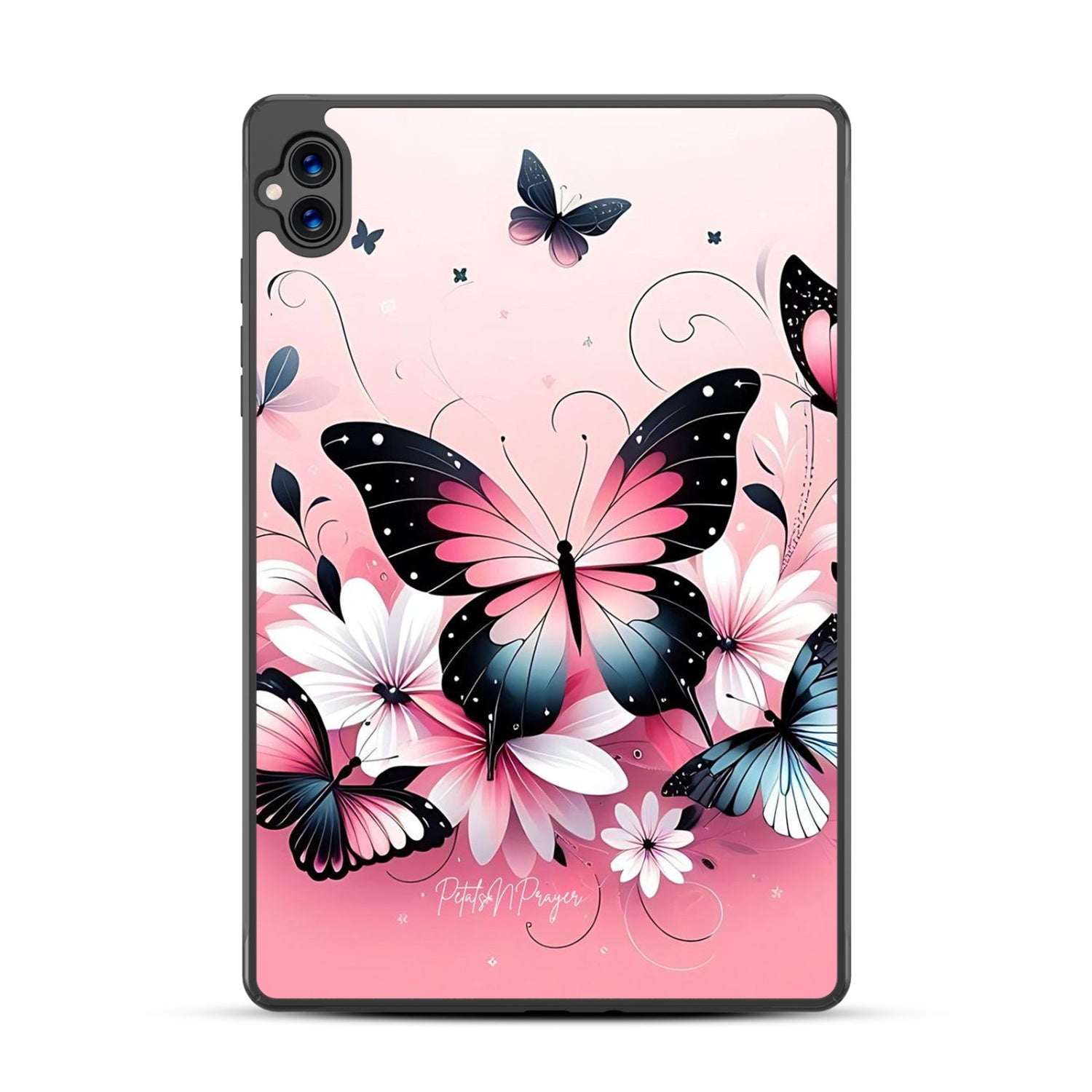 MyBat Design Lab Series Case for Boost Celero5G TAB - Butterfly Bouquet - MBTC5GTABCSLESMP184-3.jpg
