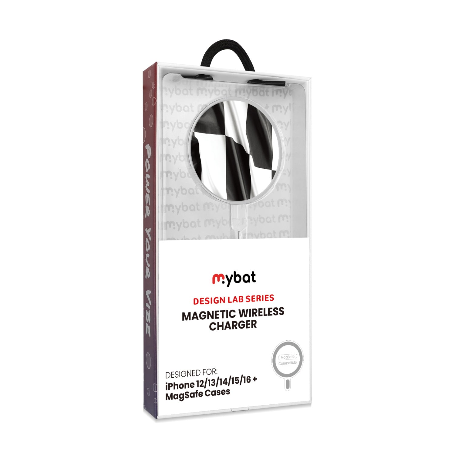 MyBat Design Lab Magnetic Wireless Charger - Silver - Racing Flag - MCGWIRC18SL-040-8.jpg