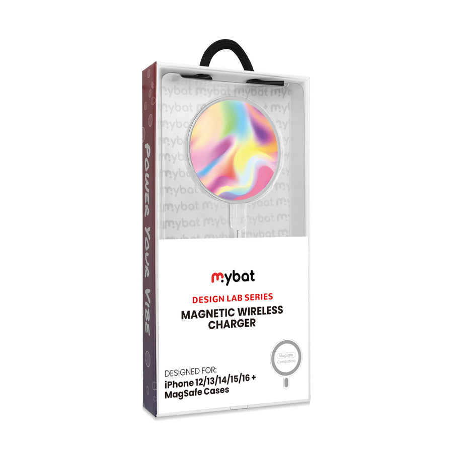 MyBat Design Lab Magnetic Wireless Charger - Silver - Iridescent - MCGWIRC18SL-101-8.jpg