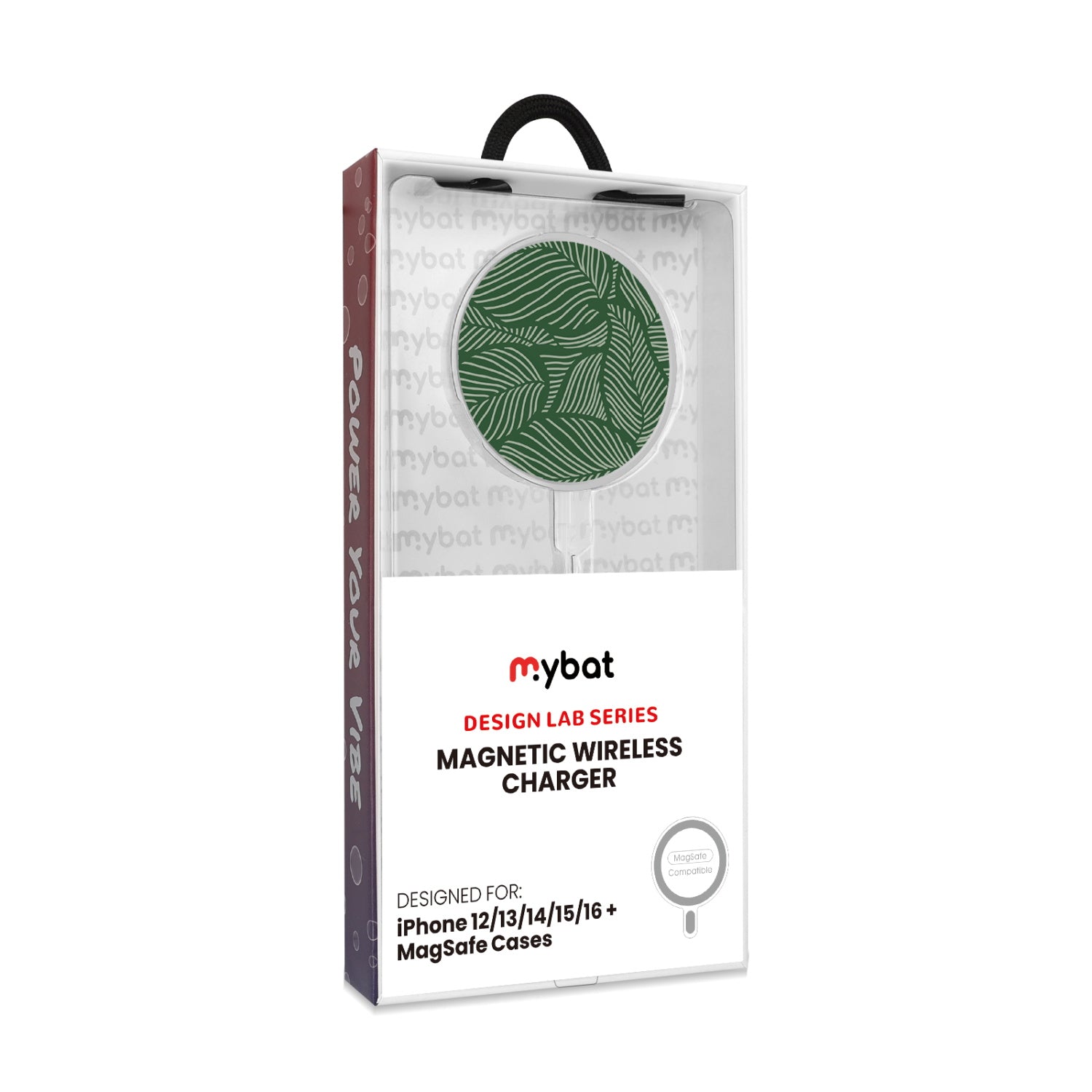 MyBat Design Lab Magnetic Wireless Charger - Silver - Leaves - MCGWIRC18SL-125-8.jpg