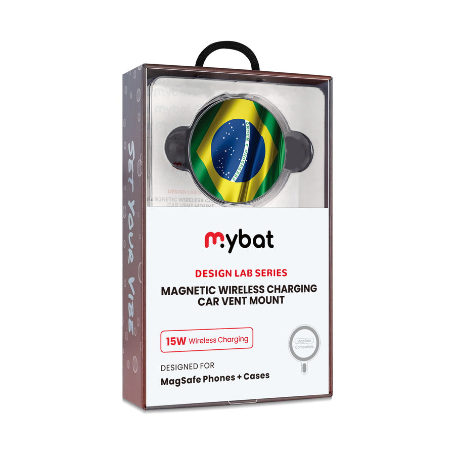 MyBat Design Lab Magnetic Wireless Charging Vent Mount - Black - Brazilian Flag - MCGWIRC21BK-038-10.jpg