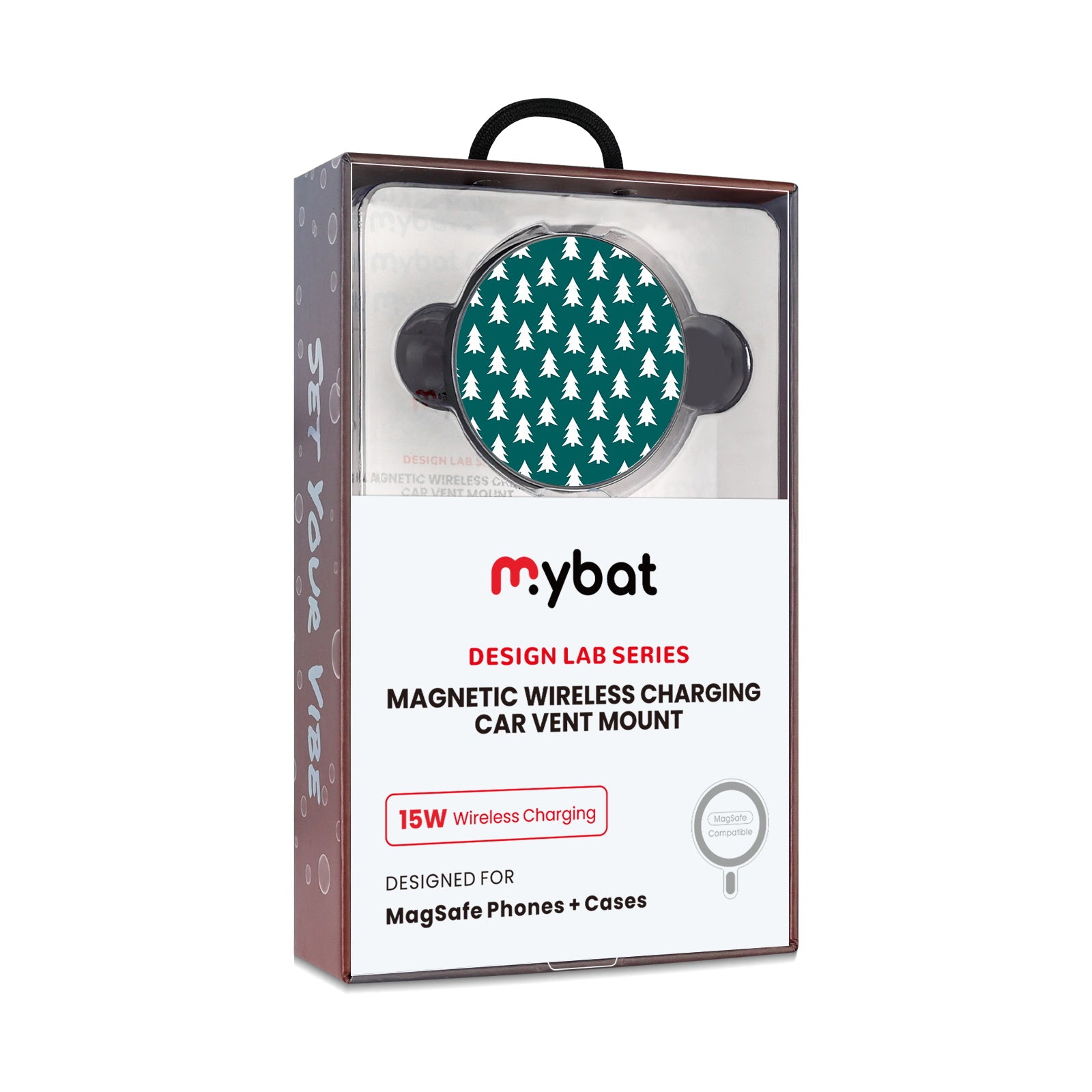 MyBat Design Lab Magnetic Wireless Charging Vent Mount - Black - Evergreen Forest - MCGWIRC21BK-278-10.jpg
