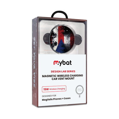 MyBat Design Lab Magnetic Wireless Charging Vent Mount - Black - Puerto Rico Eagle Flag - MCGWIRC21BK-359-10.jpg