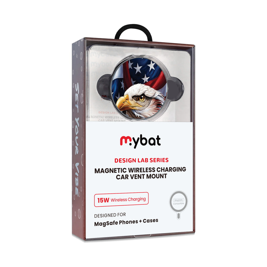 MyBat Design Lab Magnetic Wireless Charging Vent Mount - Black - Proud American Eagle - MCGWIRC21BK-362-10.jpg