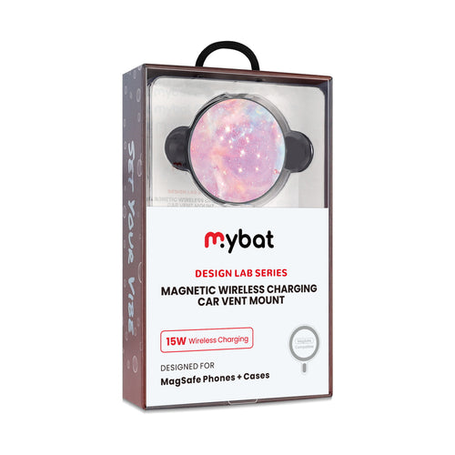 MyBat Design Lab Magnetic Wireless Charging Vent Mount - Black - Pink Galaxies - MCGWIRC21BK-368-10.jpg