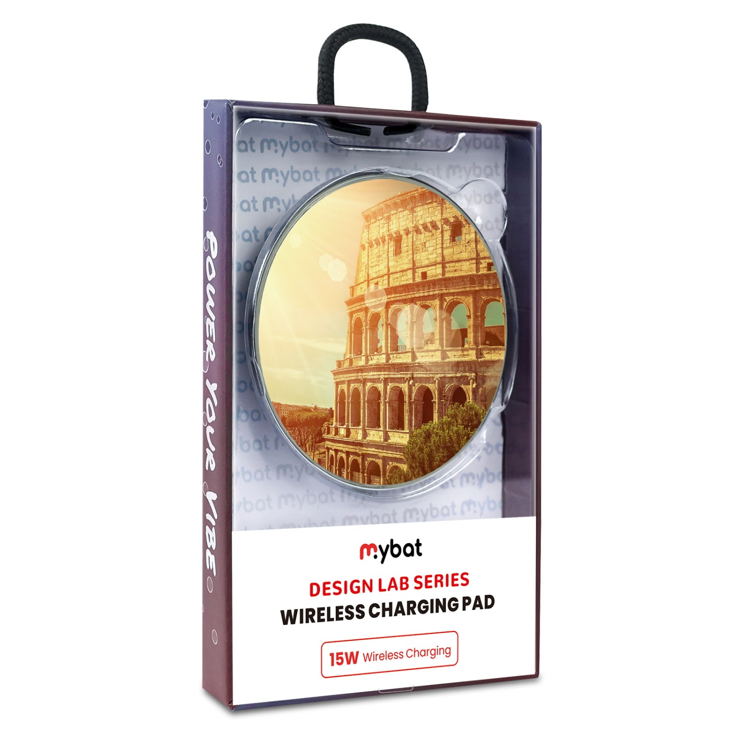 MyBat Design Lab Series Wireless Charging Pad - Silver - Roman Colosseum - MCGWIRC22SL-049-9.jpg