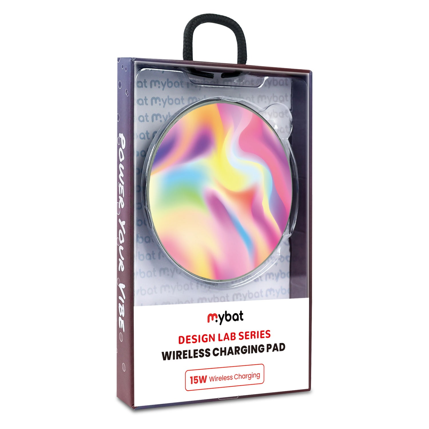 MyBat Design Lab Series Wireless Charging Pad - Silver - Iridescent - MCGWIRC22SL-101-9.jpg