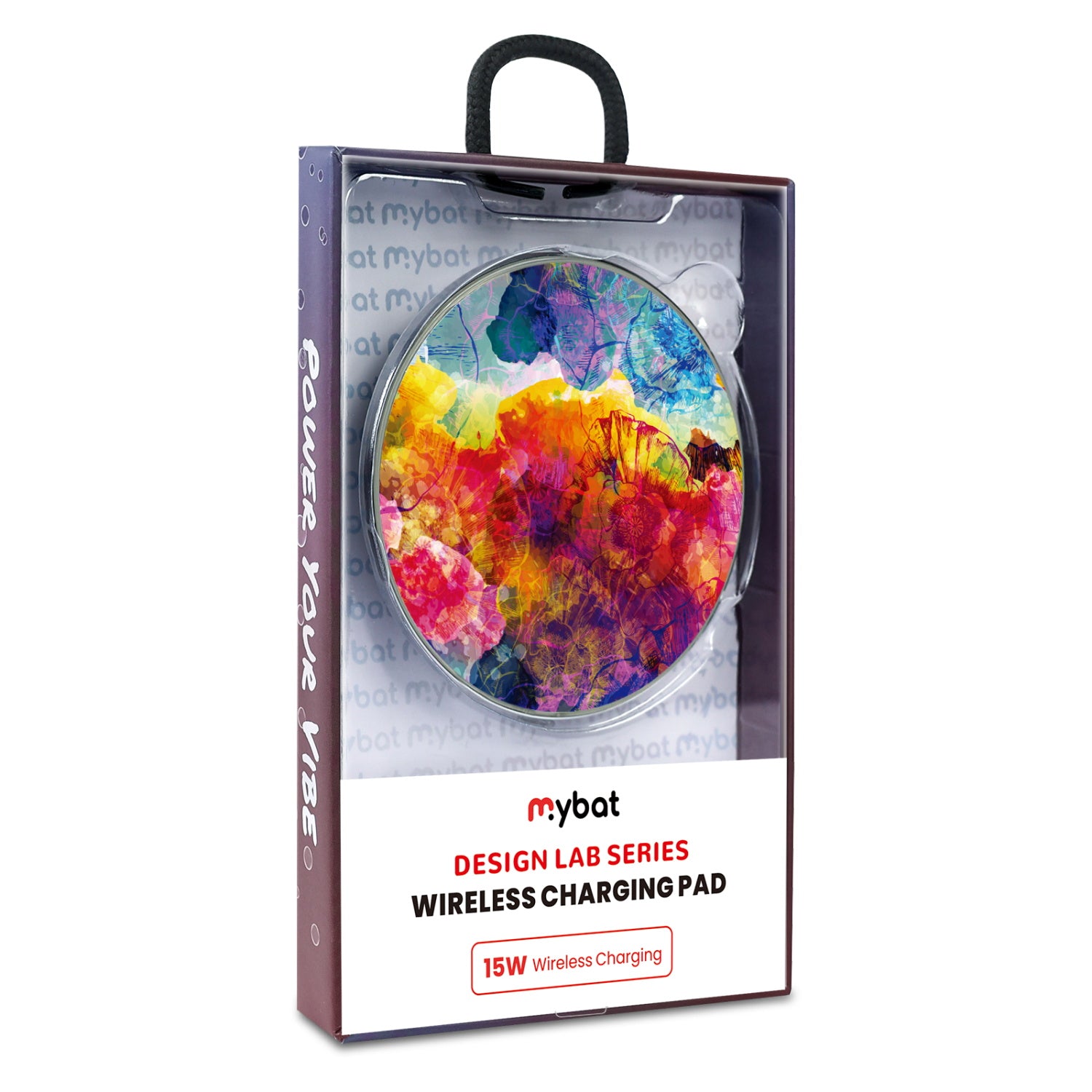 MyBat Design Lab Series Wireless Charging Pad - Silver - Color Burst - MCGWIRC22SL-108-9.jpg