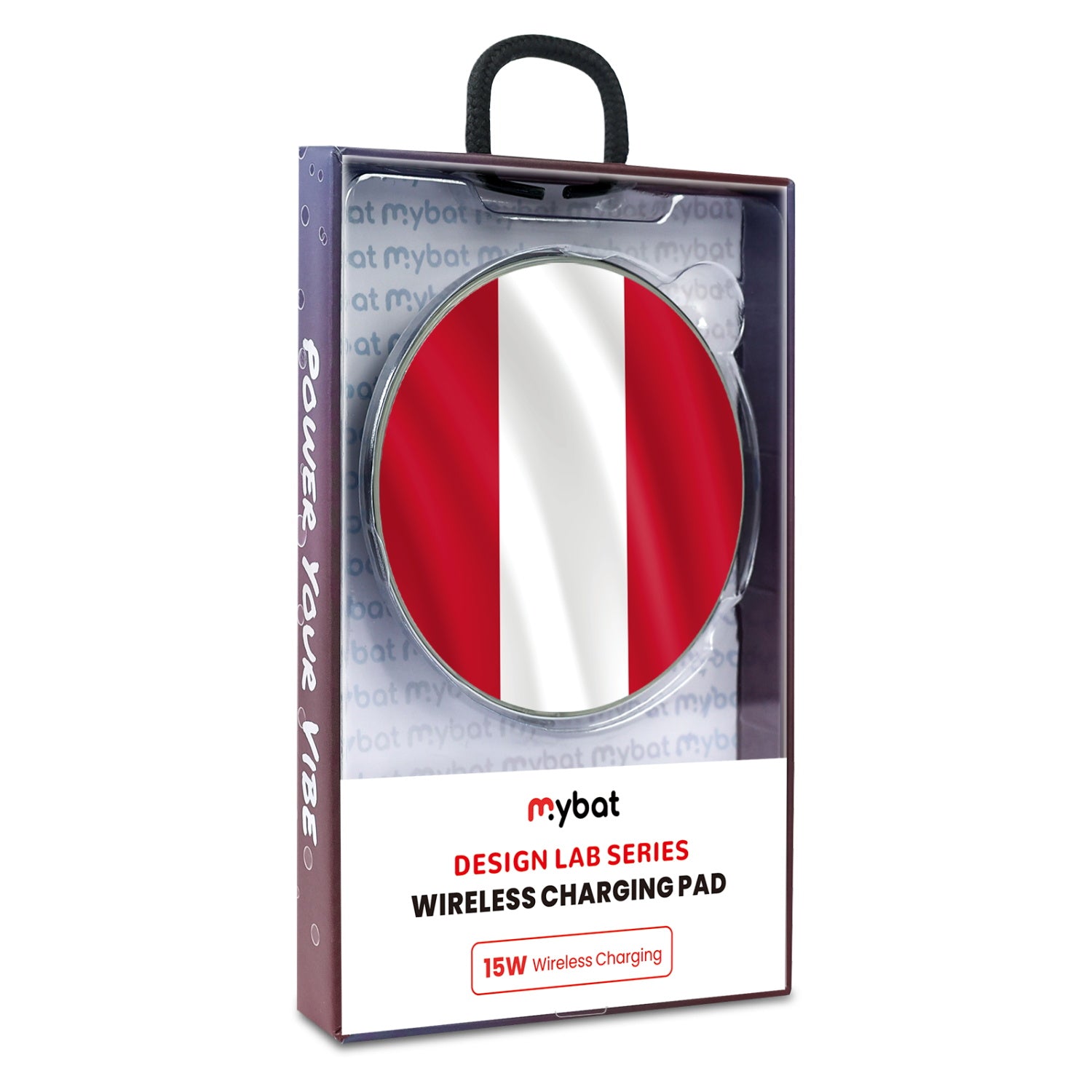 MyBat Design Lab Series Wireless Charging Pad - Silver - Austria Flag - MCGWIRC22SL-141-9.jpg