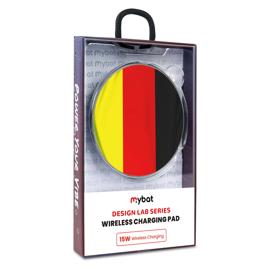 MyBat Design Lab Series Wireless Charging Pad - Silver - Germany Flag - MCGWIRC22SL-148-9.jpg