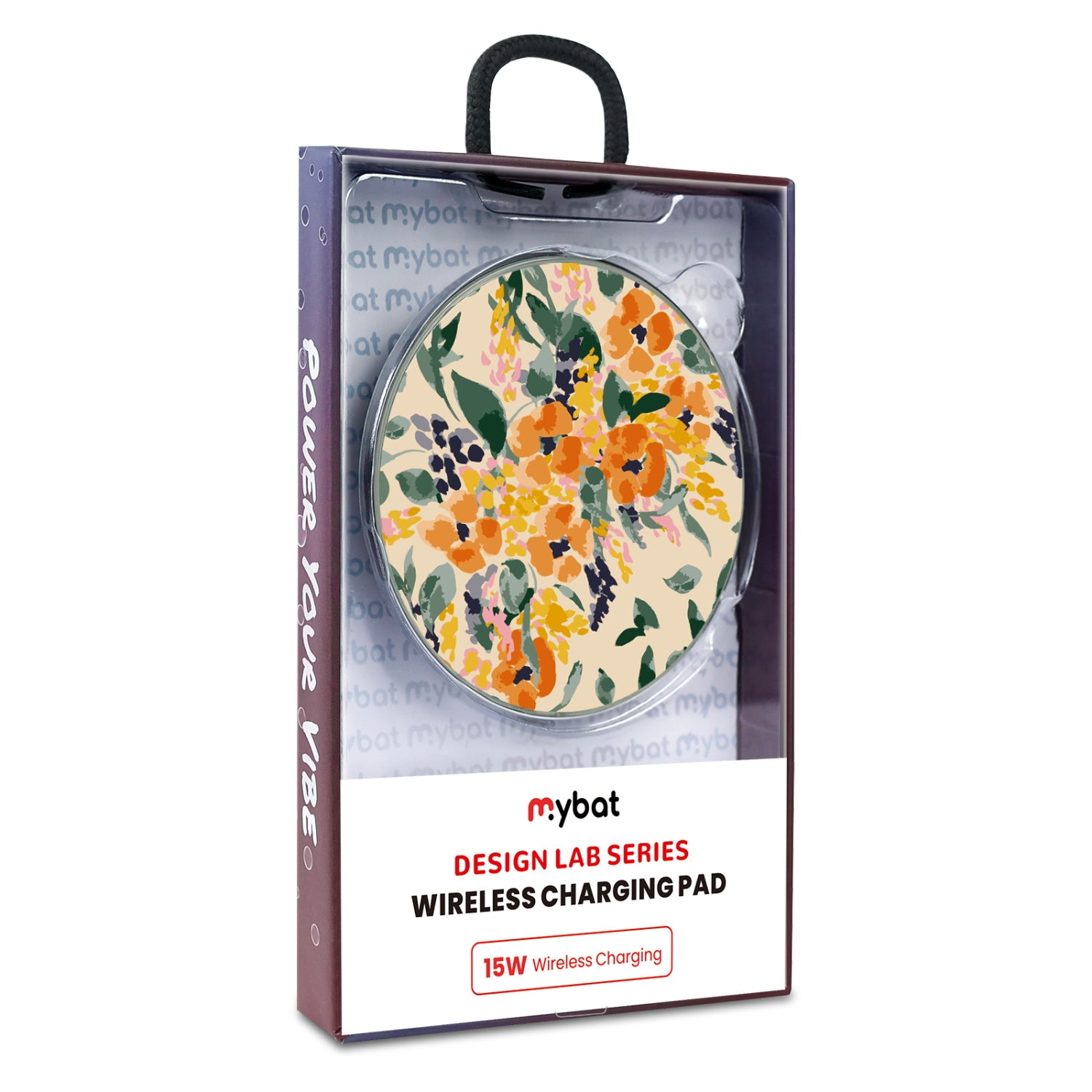 MyBat Design Lab Series Wireless Charging Pad - Silver - Marigold Mix - MCGWIRC22SL-434-9.jpg
