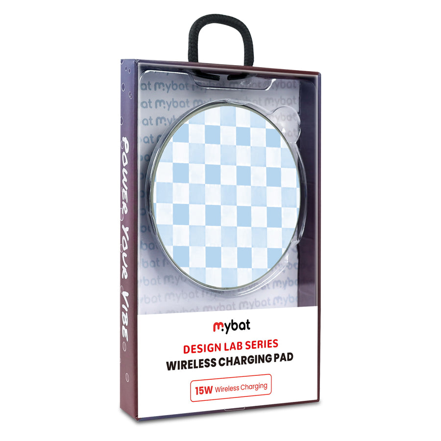 MyBat Design Lab Series Wireless Charging Pad - Silver - Sky Blue Check - MCGWIRC22SL-478-8.jpg