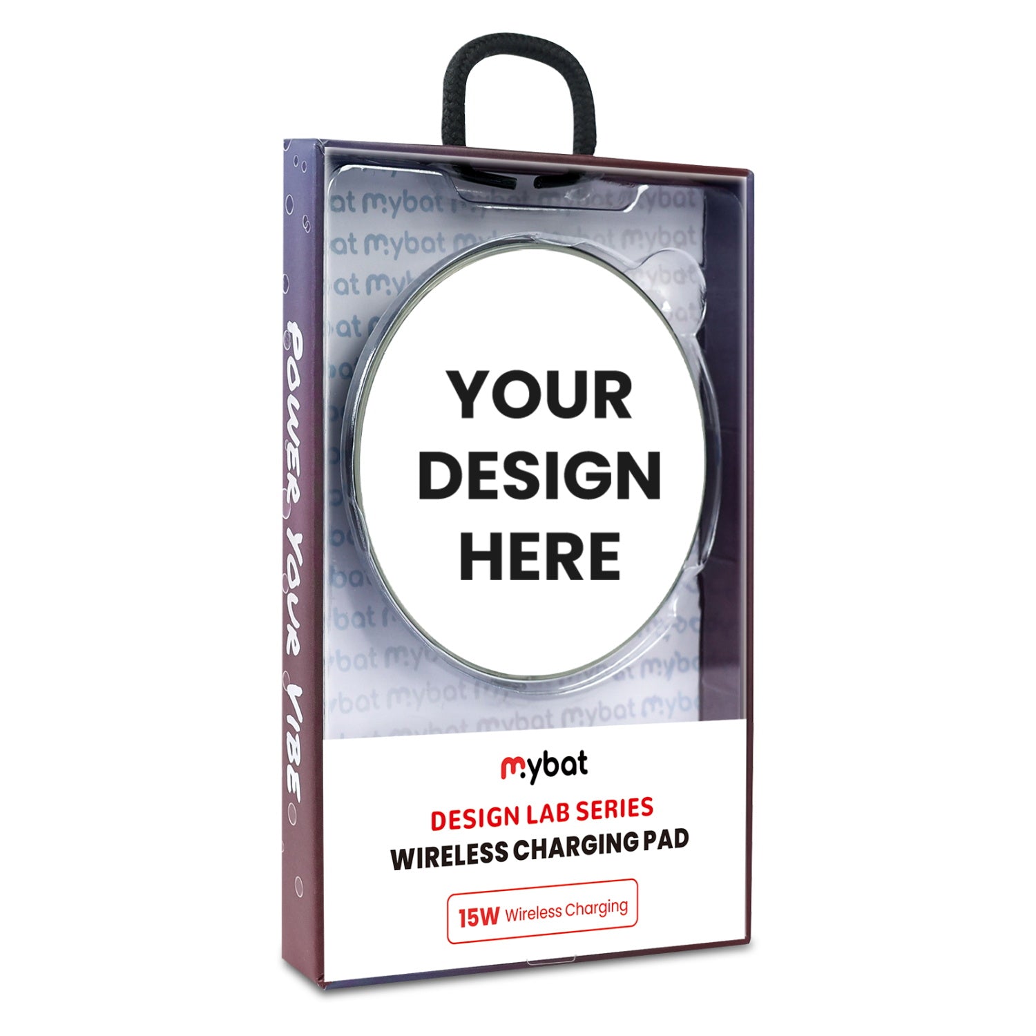 MyBat Design Lab Series Wireless Charging Pad - Silver - Custom Prints Only (No Blanks) - MCGWIRC22SL-CC-9.jpg