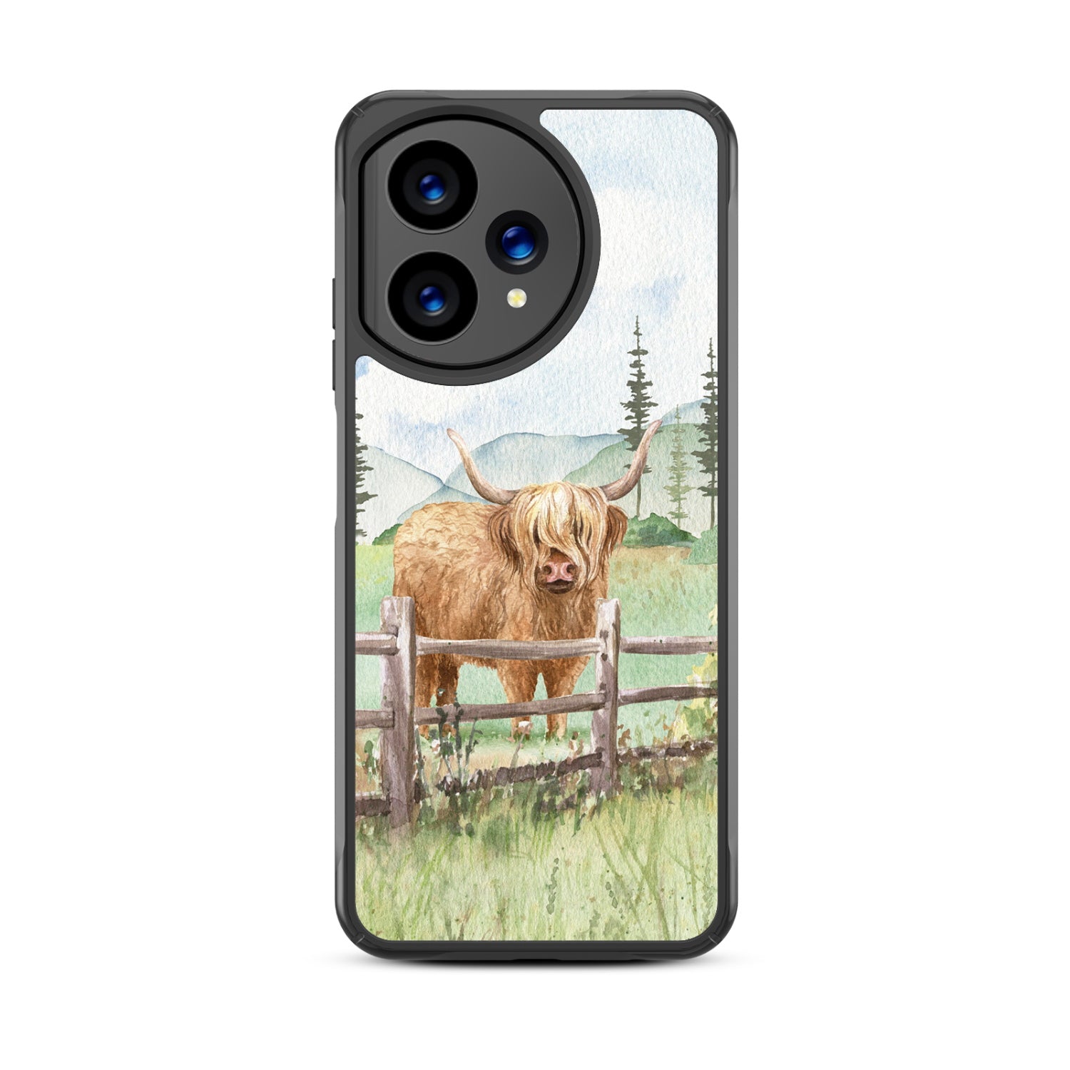 MyBat Design Lab Series Case for Cricket Icon Plus (2026) / AT&T Verge 2 - Highland Cow - MCICON7CSLESMP470-3.jpg
