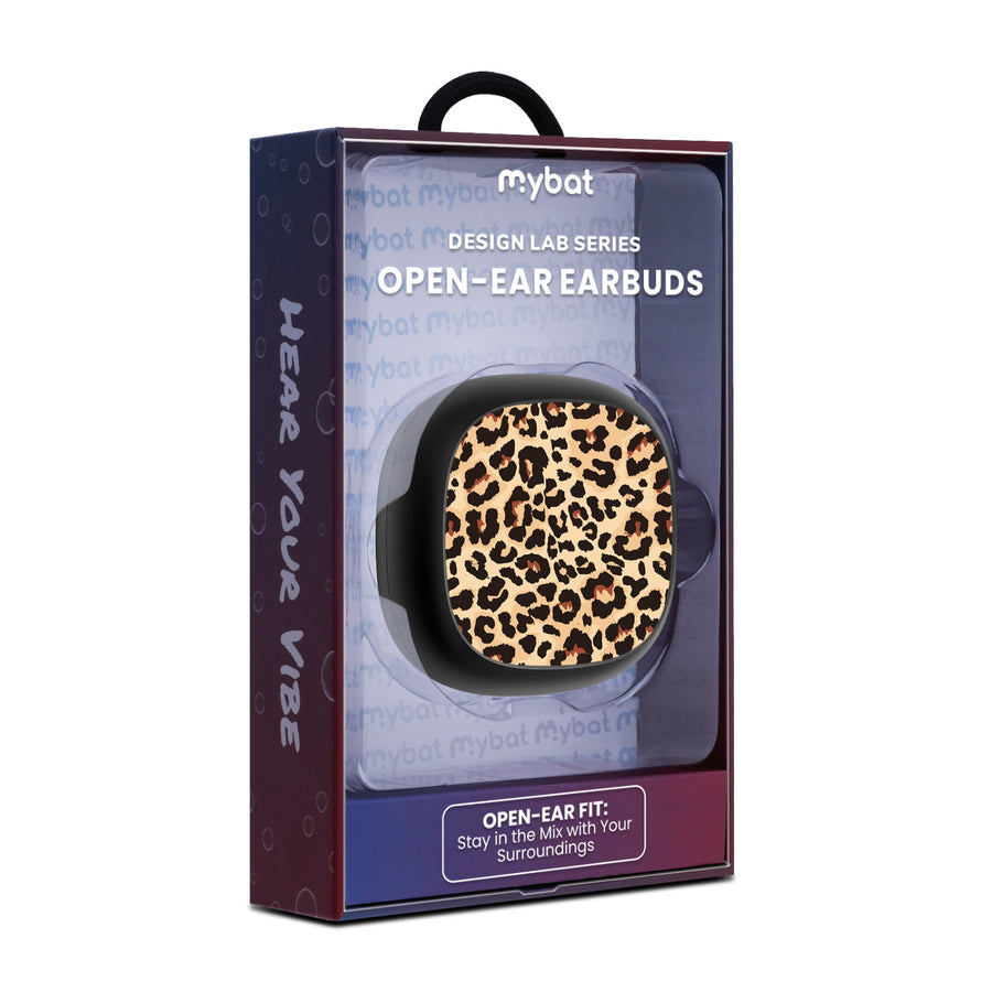 MyBat Design Lab Open-Ear Earbuds - Black - Leopard Print - MFHSBTST251-005-10.jpg