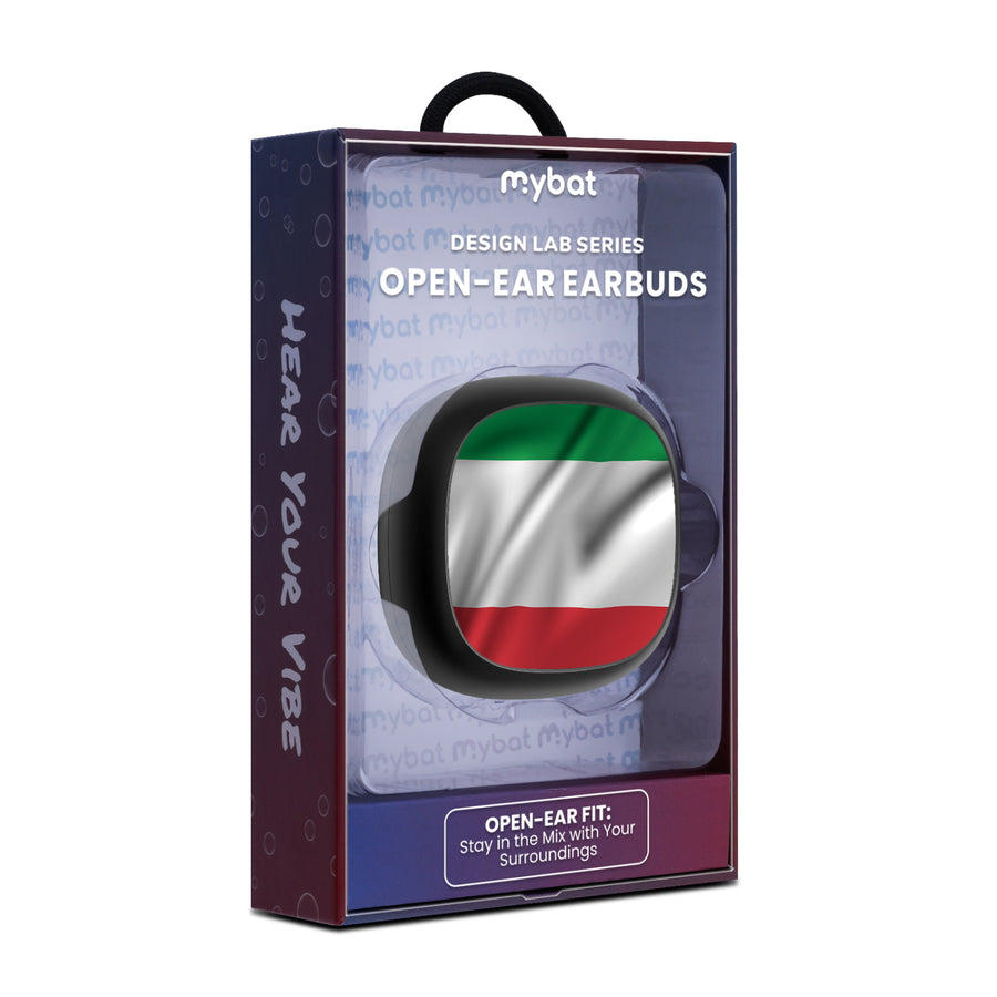 MyBat Design Lab Open-Ear Earbuds - Black - Italy Flag - MFHSBTST251-150-10.jpg