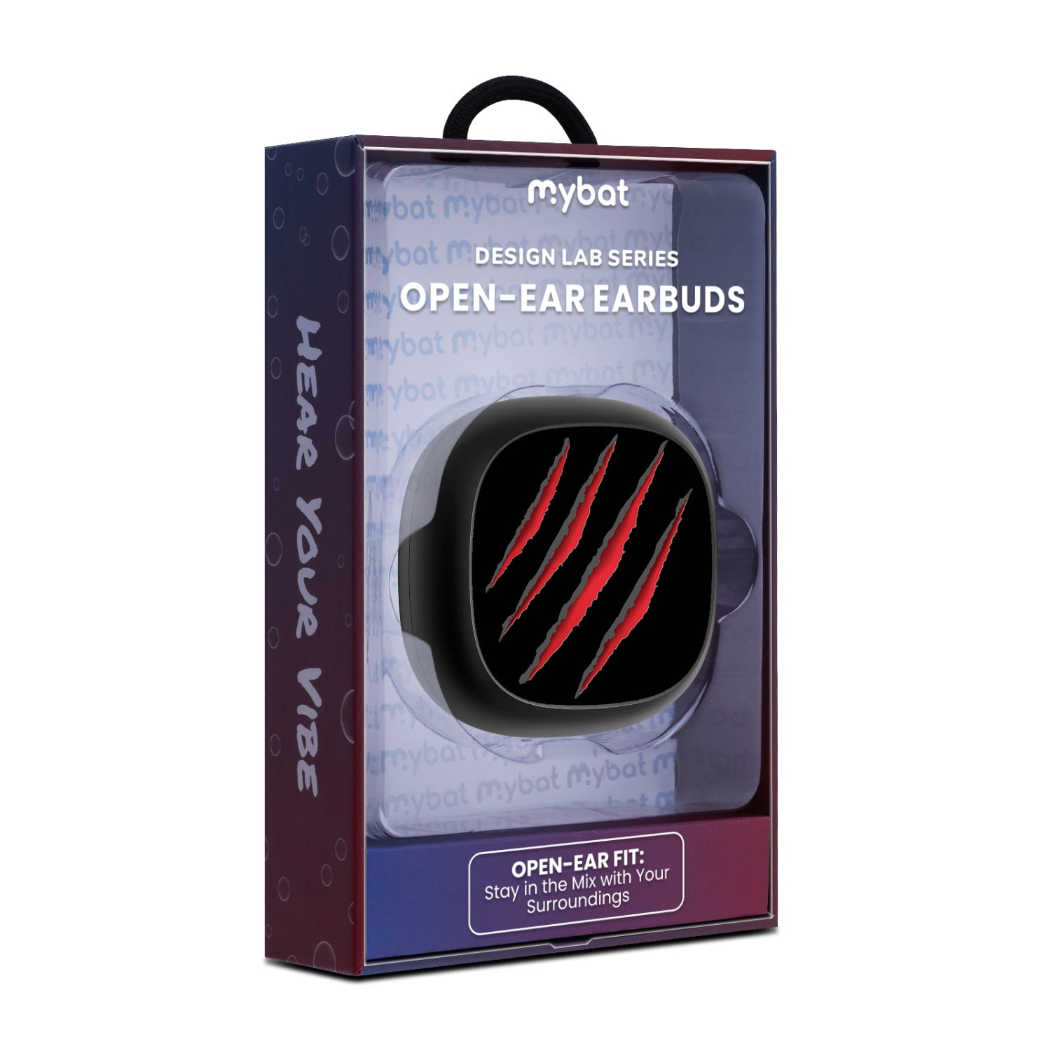 MyBat Design Lab Open-Ear Earbuds - Black - Claw Marks - MFHSBTST251-231-10.jpg