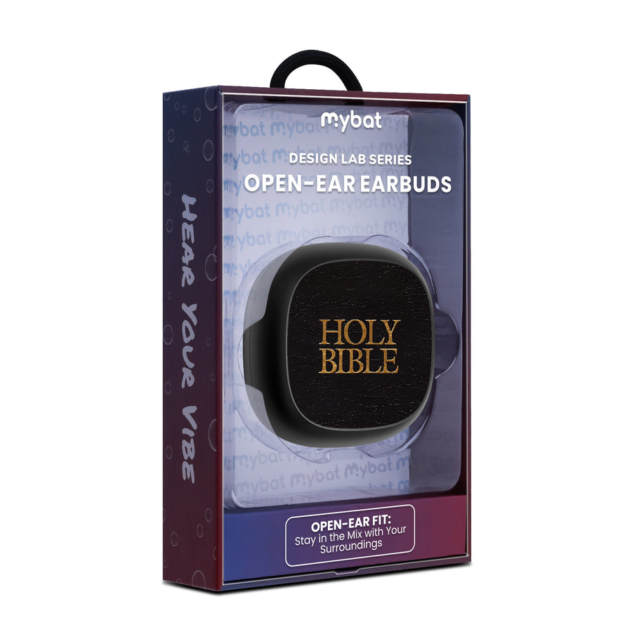 MyBat Design Lab Open-Ear Earbuds - Black - Holy Bible - MFHSBTST251-454-10.jpg