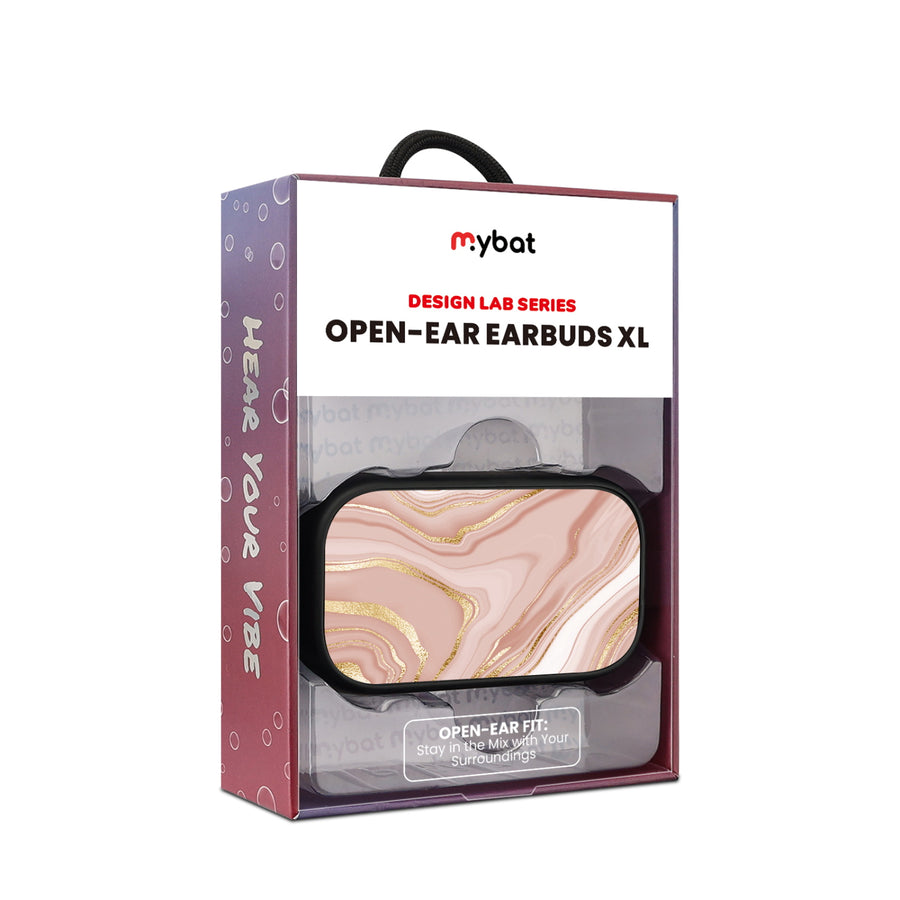MyBat Design Lab Open-Ear Earbuds XL - Black - Pink Marble - MFHSBTST271-107-10.jpg