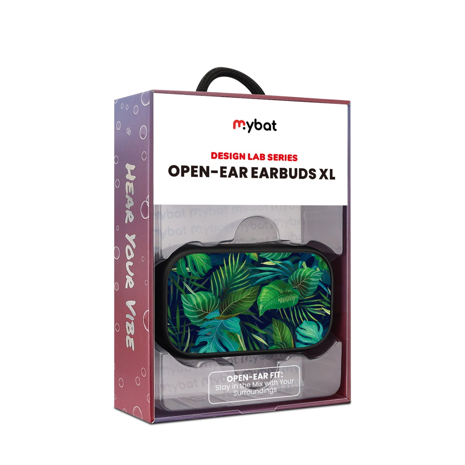 MyBat Design Lab Open-Ear Earbuds XL - Black - Tropicana - MFHSBTST271-115-10.jpg